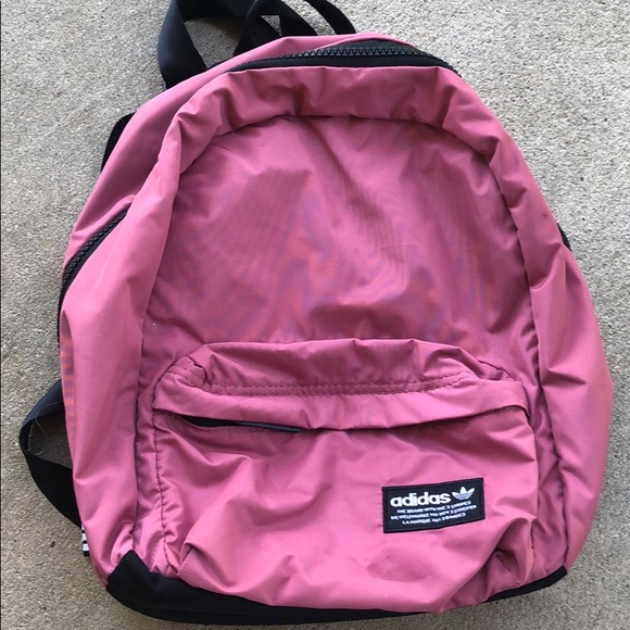 small pink adidas backpack